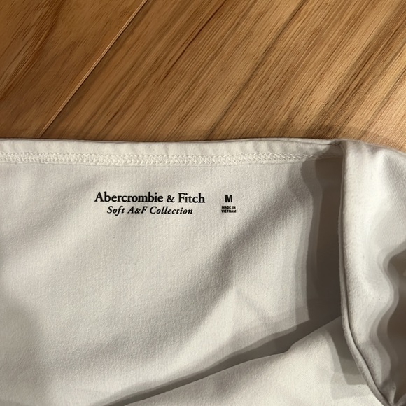 White Abercrombie crop top - like new! - Picture 2 of 2